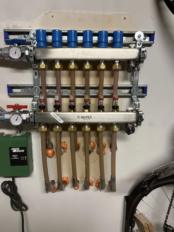 Plumber performing Leak Detection at a residential property in Monroeville